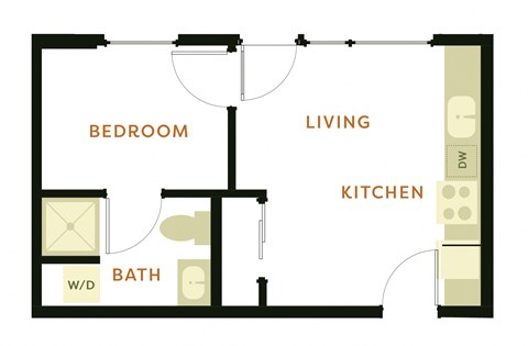 a floor plan of a house